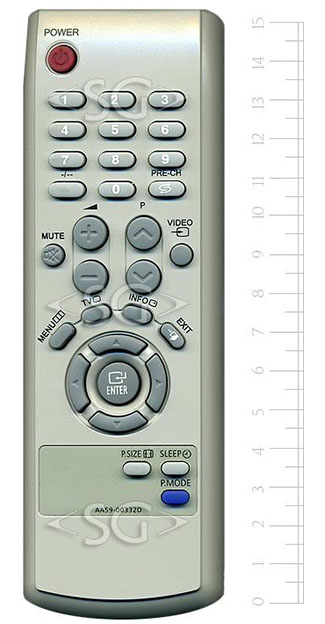 Пульт дистанционного управления для SAMSUNG AA59-00332D (312D)